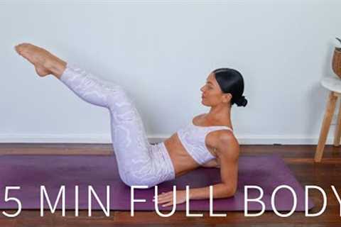 25 MIN FULL BODY WORKOUT || At-Home Pilates (Intermediate)