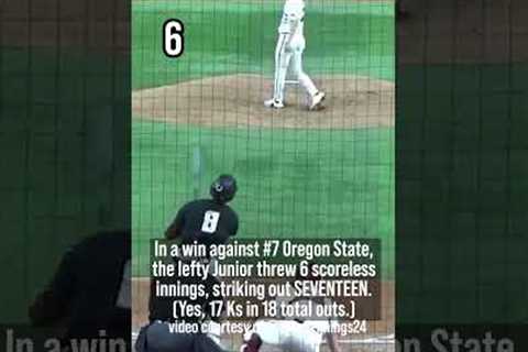 17 Strikeouts in only 6 INNINGS!! Hagen Smith: 17 of 18 outs by K. #baseball