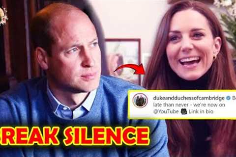 Fans In Tears As Prince William FINALLY Makes IMPORTANT Statement About Catherine Amid Fallout