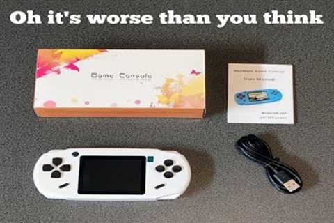 Beijue 16 bit Handheld 100 Retro Games Unboxing and Review - RetroGamer Reviews
