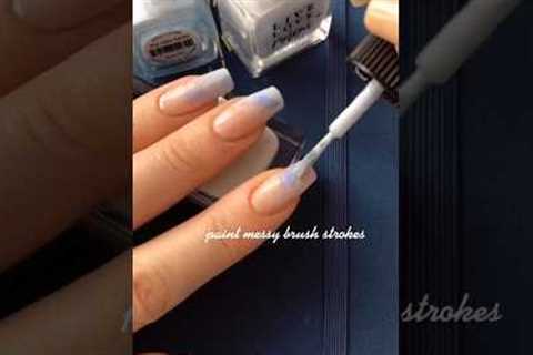 cringe at my first video with me 🤭💅🏻 #nails #nailart #nailpolish #naturalnails #easynailart