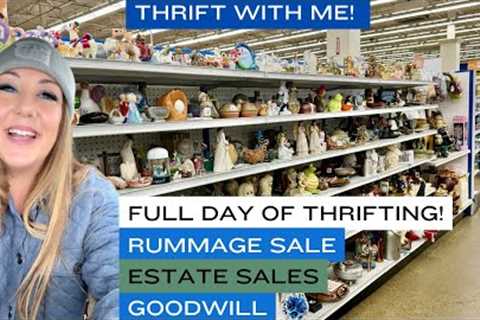 THRIFTING IN THE PUGET SOUND! Thrift With Us! Rummage Sale, Goodwill, Estate Sales + More Thrifting!