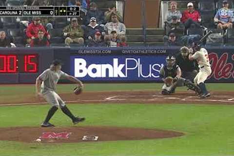 HIGHLIGHTS | Ole Miss Baseball defeats South Carolina 5 - 4 (3/15/24)