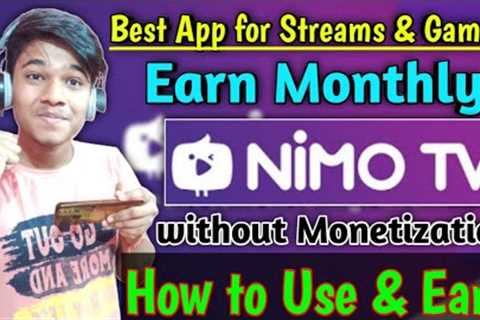 How To Stream on Nimo TV Mobile || How to Stream Games in Nimo TV &amp; Earn Monthy without..