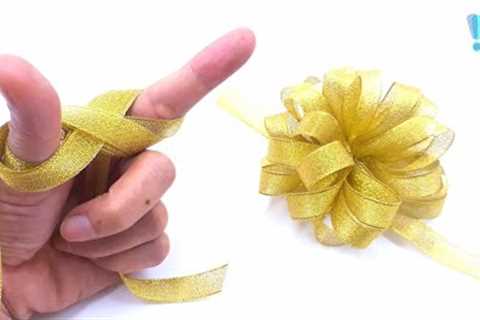 DIY Bow / How to make simple Satin Bow