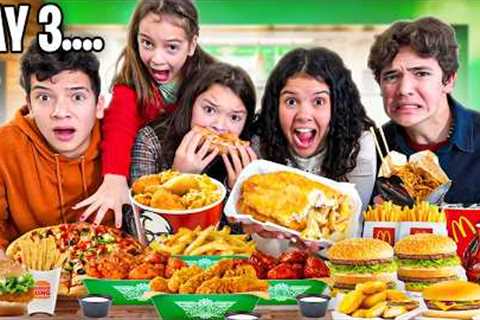 LAST TO Stop EATING Fast FOOD! WINS BIG MONEY!