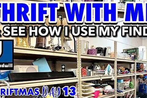 Wowza! This aisle is full! THRIFTING in GOODWILL + THRIFT HAUL * THRIFT SHOPPING HOME DECOR