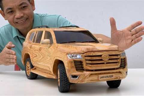 Wood Carving - 2024 Toyota Land Cruiser LC300 - Woodworking Art