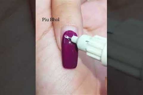 simple nail art design #nailart #shorts