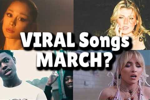 Top 40 Songs that are buzzing right now on social media! - MARCH 2024!