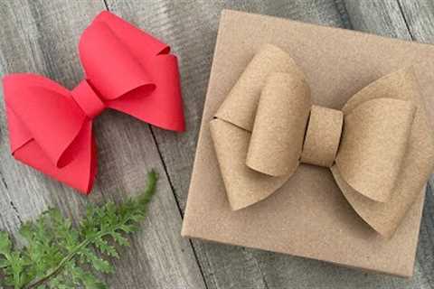 How To Make A Paper Bow | DIY Crafts | Gift Wrapping
