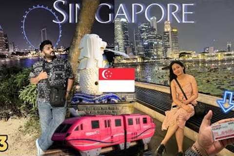 My First Day in Singapore 🇸🇬 || Best hotel, Tourist Pass &amp; Indian Food | Local Metro &amp;..