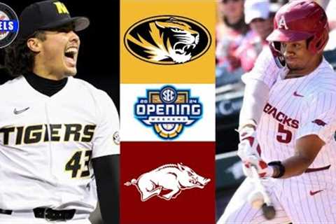 Missouri vs #1 Arkansas Highlights | 2024 College Baseball Highlights