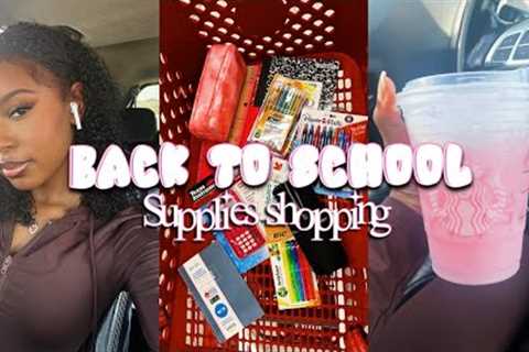 BACK TO SCHOOL SUPPLIES SHOPPING + HAUL *freshman year*