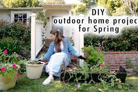 DIY outdoor home projects for Spring 🌼🌸