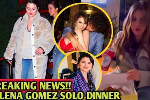 Selena Gomez's solo dinner outing after heated argument with her boyfriend Benny Blanco ...