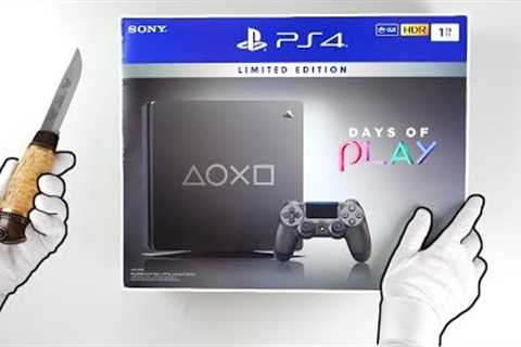 PS4 DAYS OF PLAY Console Unboxing (2019) Playstation 4 Limited Edition Steel Black