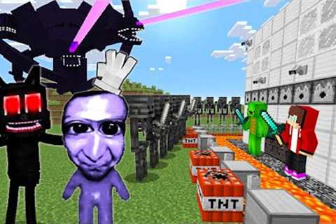 Best of Minecraft - Monsters vs Security Build Hacks