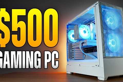 Yes, You CAN Build a $500 ALL WHITE Budget Gaming PC!