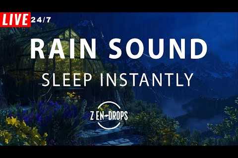 🔴Rain Sounds for Sleeping 🔴 Sound of Rainstorm &amp; Thunder Reduce Stress, Stop Insomnia, Relax, ..