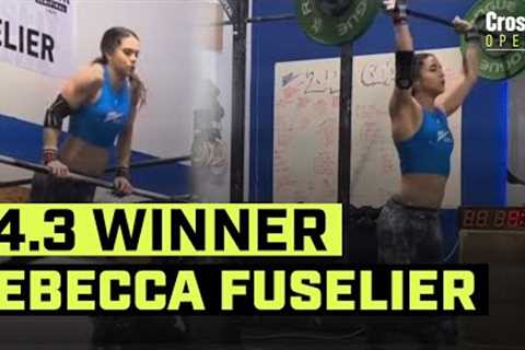 Rebecca Fuselier Posts Top Time in Open Workout 24.3