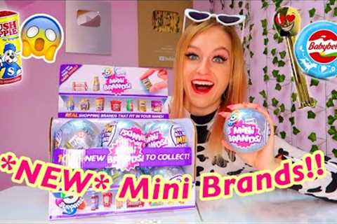 Unboxing a FULL CASE of *BRAND NEW* Mini Brands!!😱✨* GOLD SLUSH PUPPIE, BABYBEL, REESE'S PIECES..