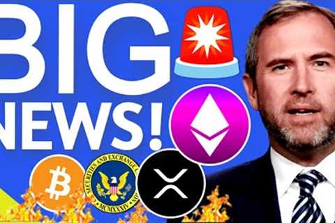 🚨RIPPLE CEO SAYS SEC WILL LOSE TO ETHEREUM SAME WAY IT DID TO XRP!!