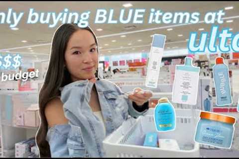 only buying BLUE items at ulta *no budget SHOPPING SPREE!!*