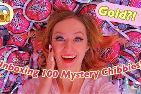UNBOXING 100 MYSTERY SURPRISE CHIBIES TOYS!!😱🥺✨*WE FOUND A RARE GOLD?!*🤭(EXTREME ASMR!)😍