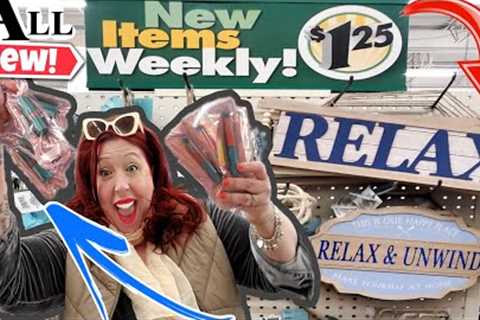 🔥‼️🌊⚓️🎯 100 ALL NEW 1.25 items to haul DOLLAR TREE SHOP WITH ME SHORE LIVING &amp; BRANDS IN..