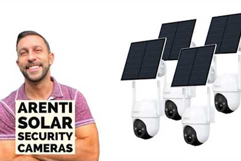 Arenti Wireless Battery Outdoor Camera with Solar Panel