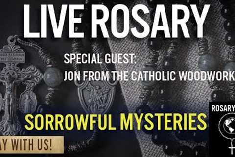Live Rosary Special Guest: The Catholic Woodworker
