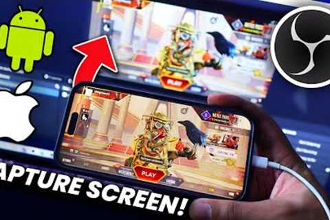 How to STREAM Phone Gameplay Screen in OBS (BEST QUALITY 2024)
