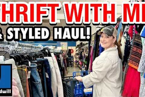Did I just get lucky THRIFTING GOODWILL?! THRIFT SHOPPING HOME DECOR AND THRIFT HAUL