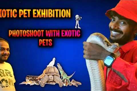 Exotic pet Exhibition || photo shoot with exotic pets || Ananthapuram vlog || heart hacker lovely 69
