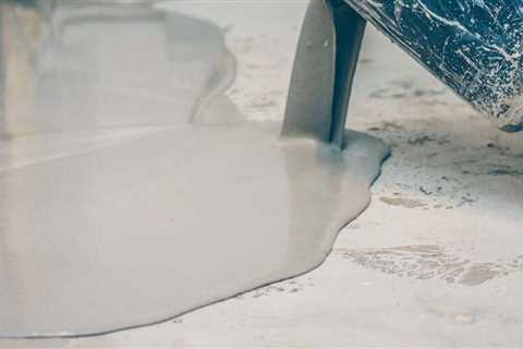Why are there holes in my concrete floor?
