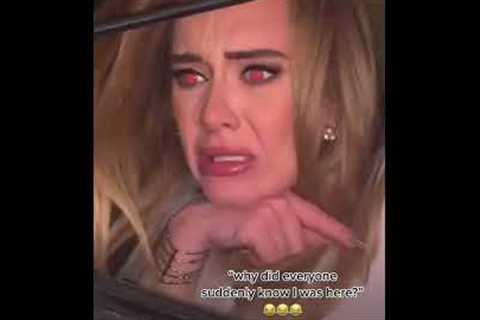 Drunk Adele forgot she is a celebrity #shorts