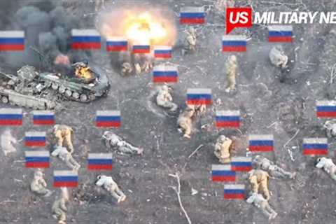 Horrifying Moments! How Ukraine's FPV Drones Destroyed So Much Russian Armour and Infantrymen