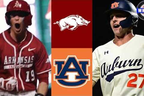 #1 Arkansas vs #23 Auburn (Game 2, Great Game!) | 2024 College Baseball Highlights