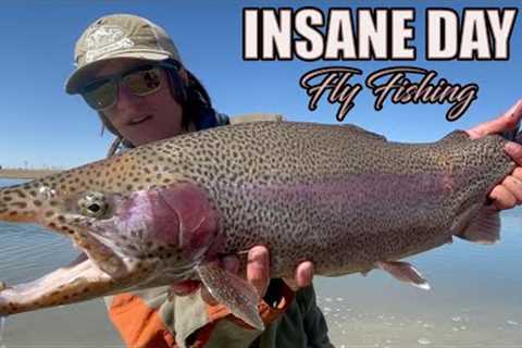 OPEN WATER INSANITY - Fly Fishing Colorado for BIG TROUT