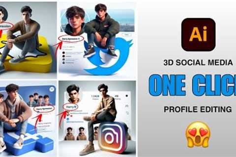 New Trending 3D Al Social Media Profile Name Photo Editing | Viral Photo Editing | Bing Ai Image