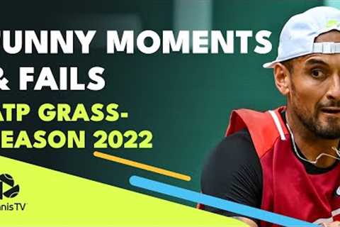 ATP Grass Season 2022 Funny Moments &amp; Fails 😝