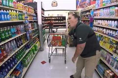Shumpert's IGA Employee's Free Three Minute Shopping Spree