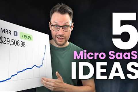 5 Micro SaaS Ideas You Can Start In 2023 (...and Replace Your Job)