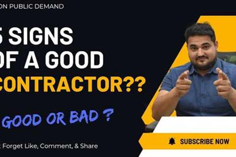 Best trick to identify your Contractor? How to find good Contractor for your home? #contractor