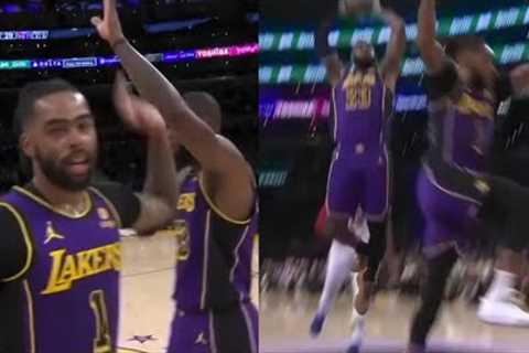 D-LO REALLY THOUGHT HE WAS WADE 🤣 &amp; JUMPED WITH LEBRON DURIN DUNK! LOL! HAHA!