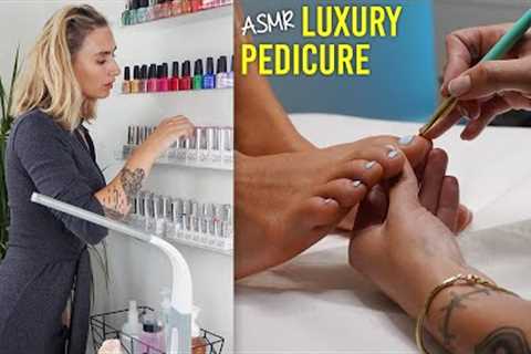 ASMR Luxury Pedicure Tutorial To Help You Relax &amp; Float Away