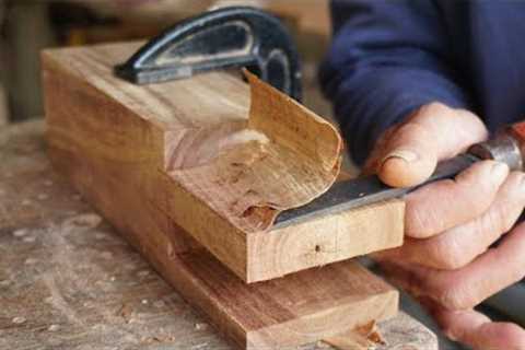 Amazing Hand Cutting Smart Woodworking Corner Guide   Traditional Wood Tables Joints