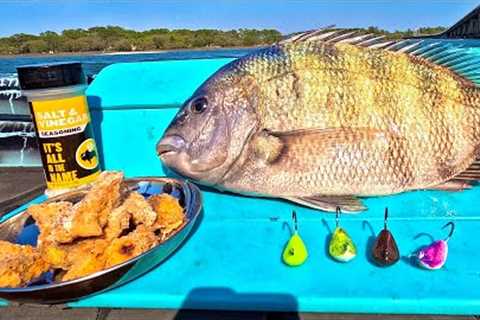 Making Fish Wings on the Boat! (Sheepshead Catch n’ Cook)