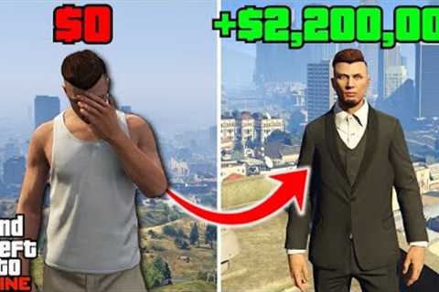 How to Make $2,200,000 Starting From Level 1 In GTA 5 Online! (Updated Beginner Solo Money Guide)